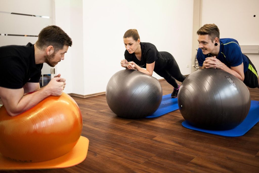 Freies Training im Zentrum Physio und Therapie